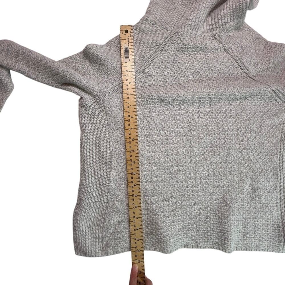 Banana Republic Alpaca Merino Wool Blend Funnel Neck Sweater Gray Small - Picture 5 of 12